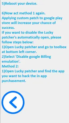 Lucky Patcher Tips android App screenshot 3